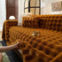 Thick Faux Fur Sofa Cover Fluffy Plush Warm Sofa Slipcover Furniture Protector for Couch Bed