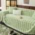 Thick Faux Fur Sofa Cover Fluffy Plush Warm Sofa Slipcover Furniture Protector for Couch Bed