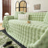 Thick Faux Fur Sofa Cover Fluffy Plush Warm Sofa Slipcover Furniture Protector for Couch Bed
