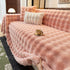 Thick Faux Fur Sofa Cover Fluffy Plush Warm Sofa Slipcover Furniture Protector for Couch Bed