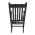 Classic Wooden Porch Rocker Chair Populus Wood Comfortable Design