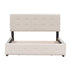Walker Edison | Upholstered Queen Platform Bed with Storage