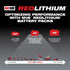 Milwaukee 48-11-1852 M18™ REDLITHIUM™ XC 5.0Ah Extended Capacity Battery Pack (2 Piece)