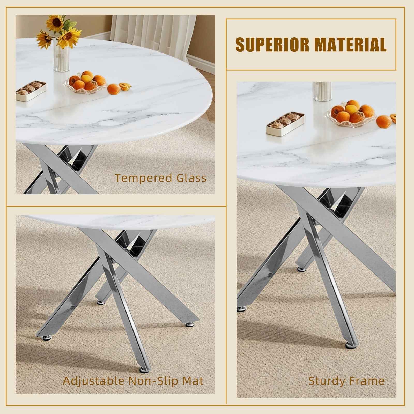 Modern Round Table For Dining Room