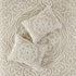 King/Cal King 3 Piece Tufted Cotton Duvet Cover Set