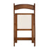 Solid Wood Upholstered Folding Chair Set, Dining Room (Set of 4)