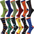 30-Pairs Women's Fun Patterned Cotton-Blend Crew Socks Assorted Pairs