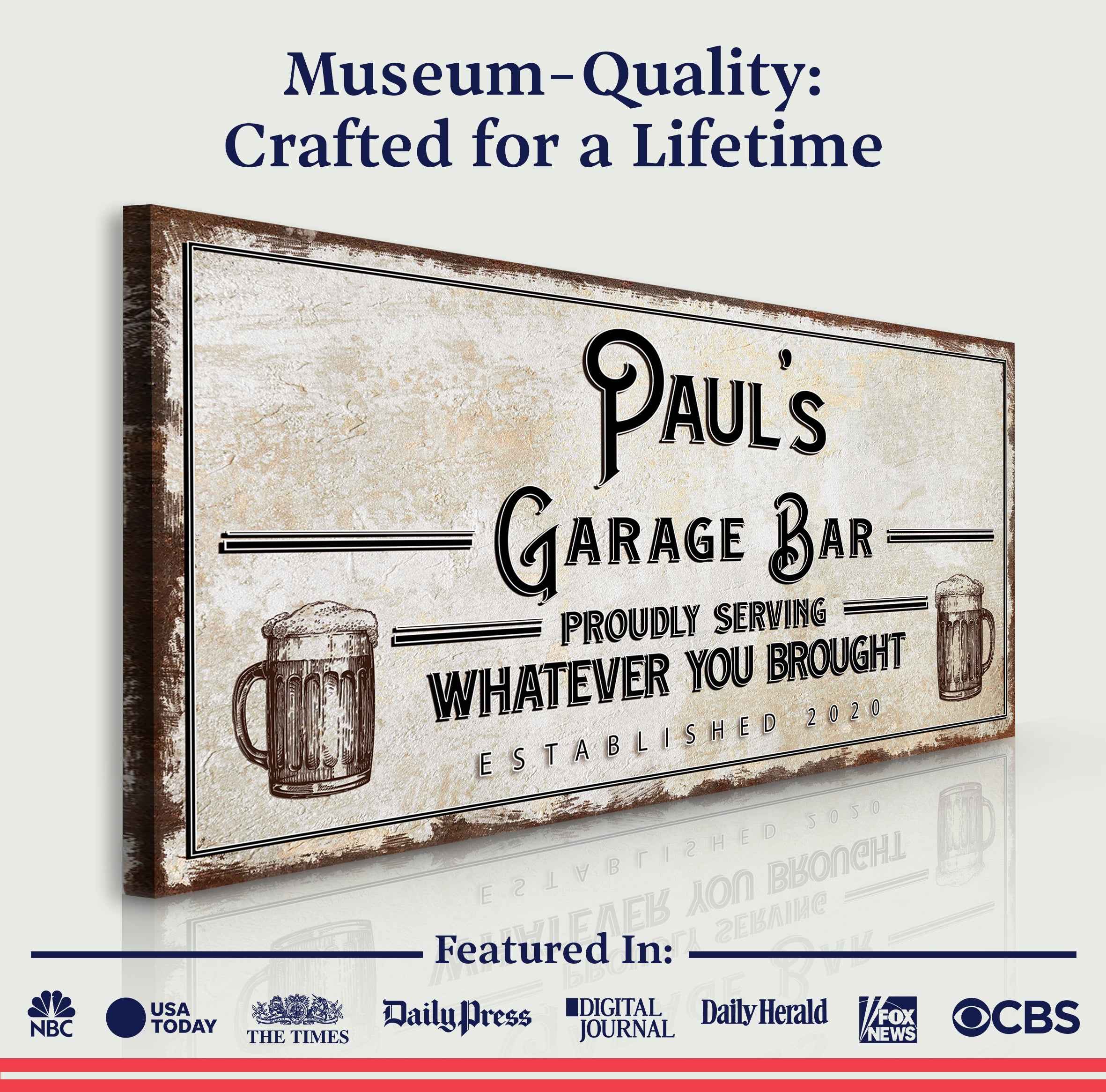 Garage Bar Sign