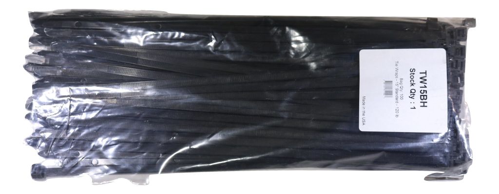 15" Cable Ties Nylon Zip Cable Ties Large 120 lb | 100 PACK