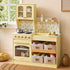 Tiny Land® Wooden Play Kitchen with Storage for Creative Toddlers