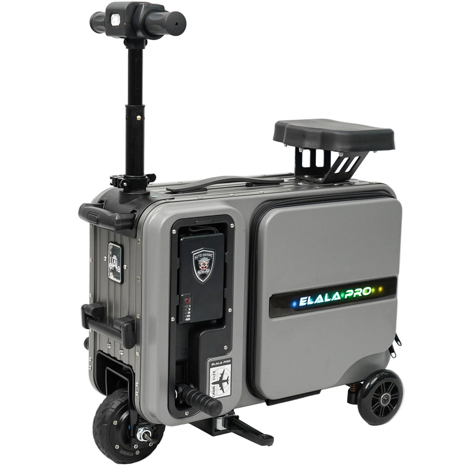 Elala Pro - Gray Motorized Suitcase