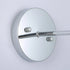 1-Light Modern Silver Wall Scone Light