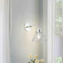 1-Light Modern Silver Wall Scone Light
