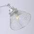 1-Light Modern Silver Wall Scone Light