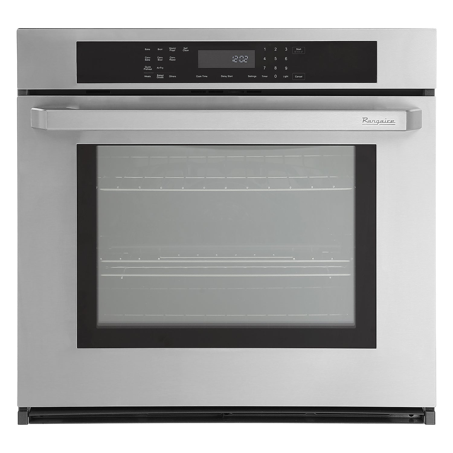 Rangaire 30" Single Electric Wall Oven Self-cleaning Air Fry True Convection Stainless Steel RWOS301GS