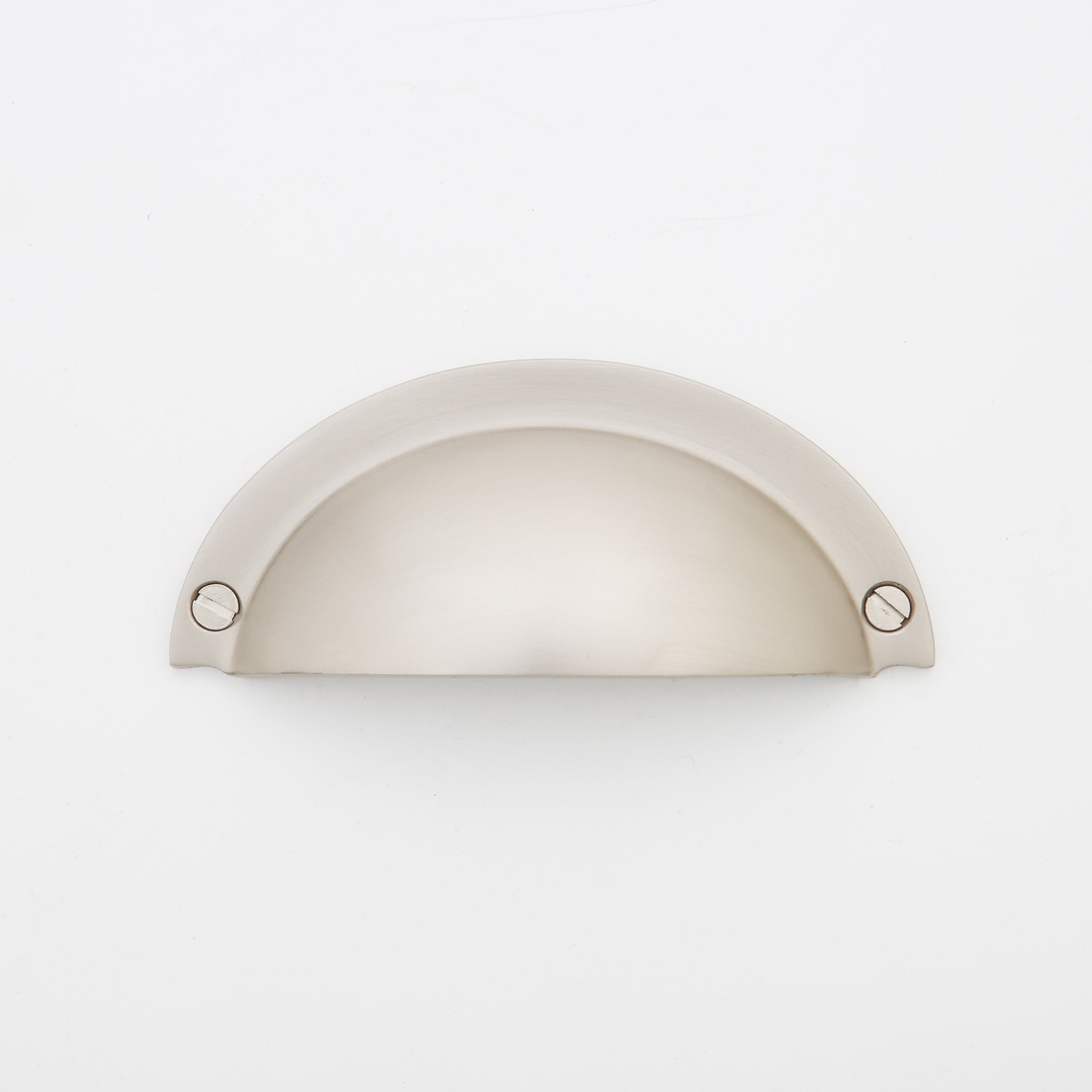 Cora Cup Solid Brass Drawer Pull - 3.25 Inch Centers