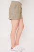 Women's Linen Lounge Shorts with Elastic Waistband
