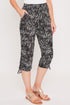 Women's Lifestyle High Rise Cropped Capri With Ruched Hem