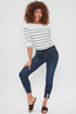 Women's Petite High Rise Denim Ankle Jogger