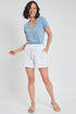 Women's Lifestyle Double Gauze Shorts With Tassel
