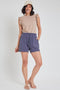 Women's Lifestyle Double Gauze Shorts With Tassel