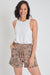 Women's Lifestyle Double Gauze Shorts With Tassel