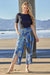 Women's Lifestyle Cropped Tulip Slit Hem Pant