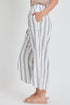 Women's Lifestyle Cropped Tulip Slit Hem Pant