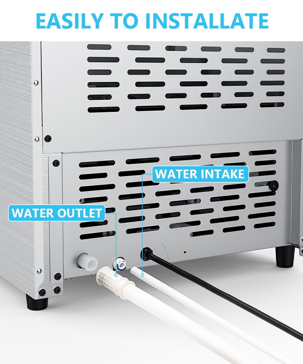 100LBS/200LBS/265LBS  Freestanding Commercial Ice Maker Z5845A