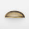 Lucy Cup Solid Brass Drawer Pull - 2 Inch Centers