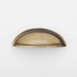 Lucy Cup Solid Brass Drawer Pull - 2 Inch Centers