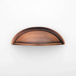 Lucy Cup Solid Brass Drawer Pull - 2 Inch Centers