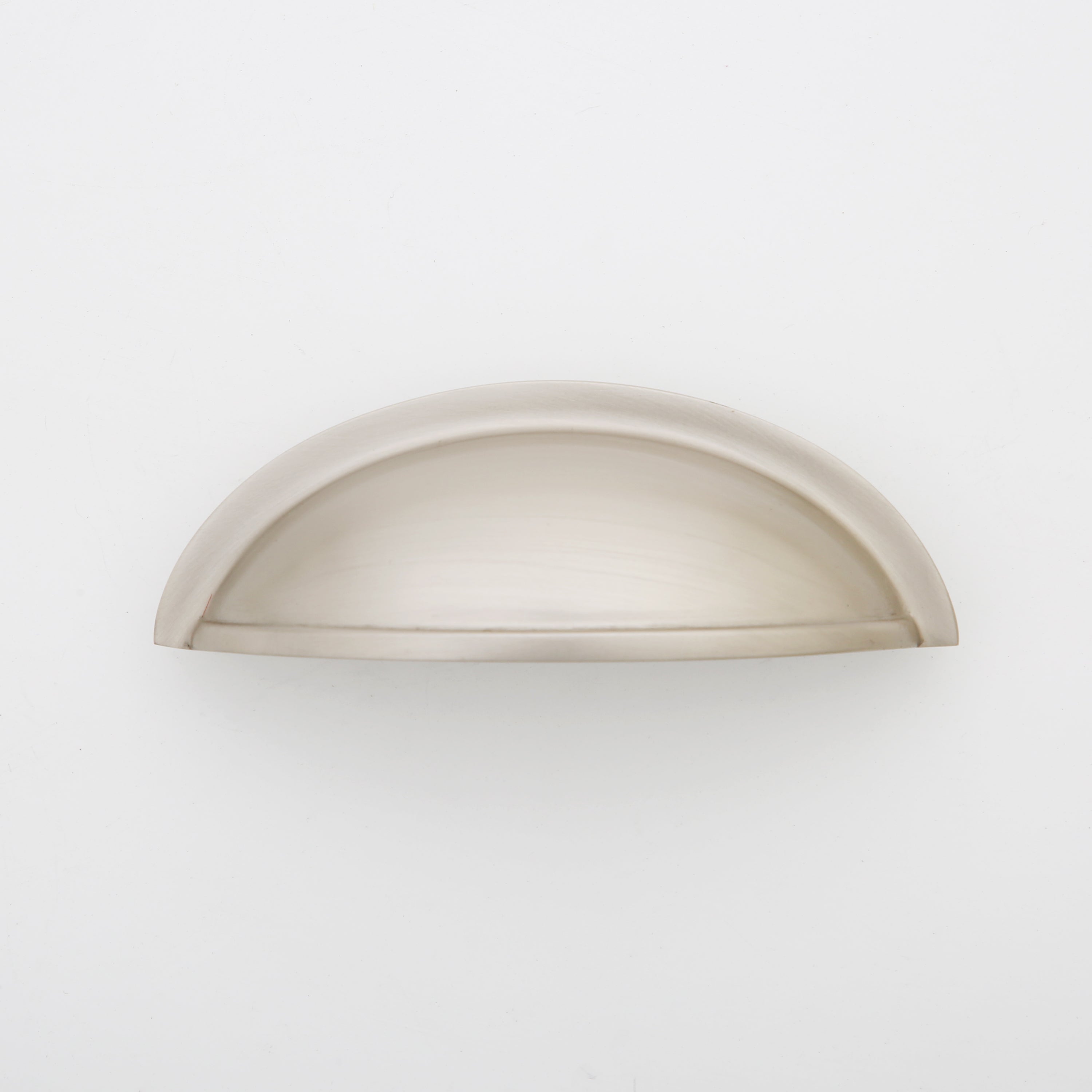 Lucy Cup Solid Brass Drawer Pull - 3 Inch Centers
