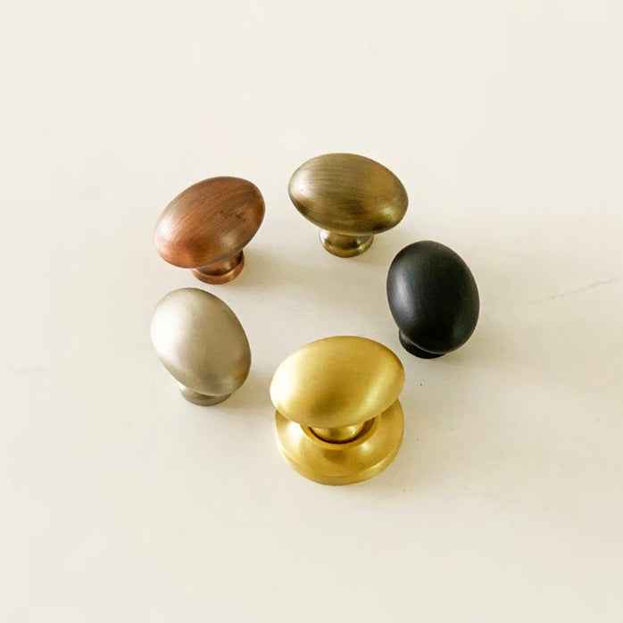 Alexander Solid Brass Cabinet Knob - 1.25 Inch