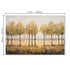 Wall Art Decor Canvas Print Autumn Embellishments Plant Forest Abstract Tree - Tan Leaves