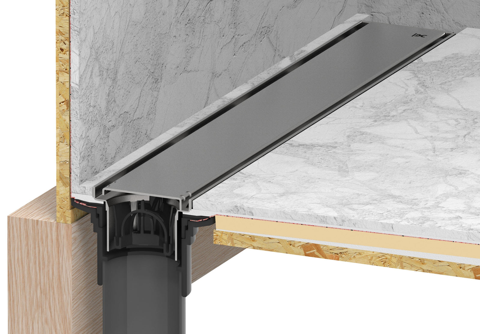 GURU LINEAR DRAIN CONNECTOR ABS - Tundra Globe