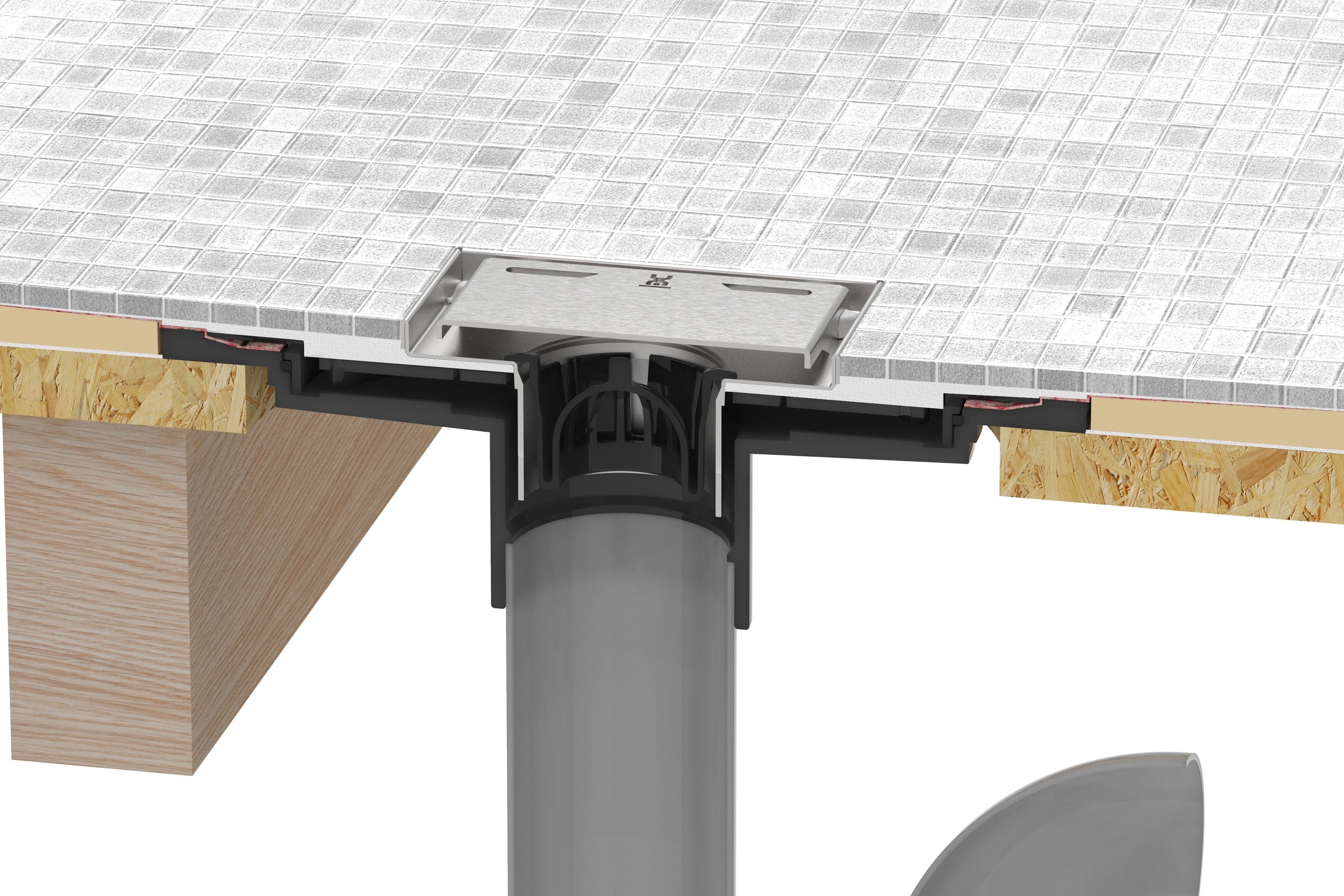 GURU SQUARE DRAIN CONNECTOR KIT ABS - Tundra Globe