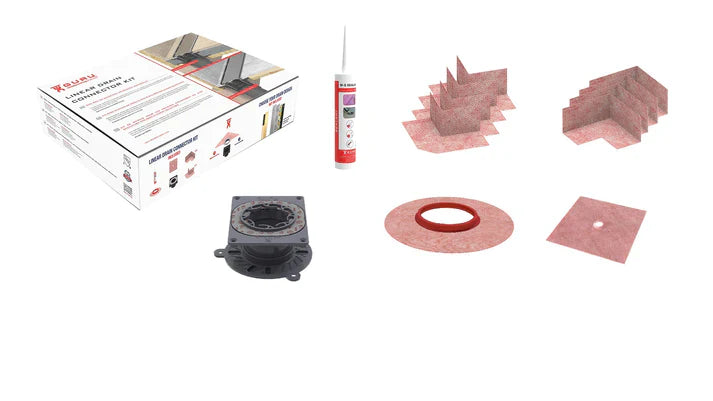 GURU Shower Linear Drain Superkit 49-1/2