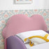 Cute Cloud Shape Bed With Guardrails Cartoon Design, Storage Pocket