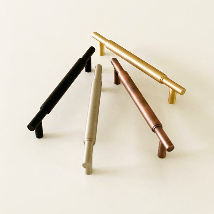 Charlotte Solid Brass Drawer Pull - 3.75 Inch Centers