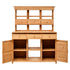 Tall Garden Potting Bench Table with Hutch - Durable Fir Wood