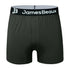 Men's Black 95% Viscose from Bamboo Boxer Shorts