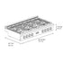 ZLINE 48" Paramount Gas Rangetop DuraSnow® Stainless Steel SRTS-48