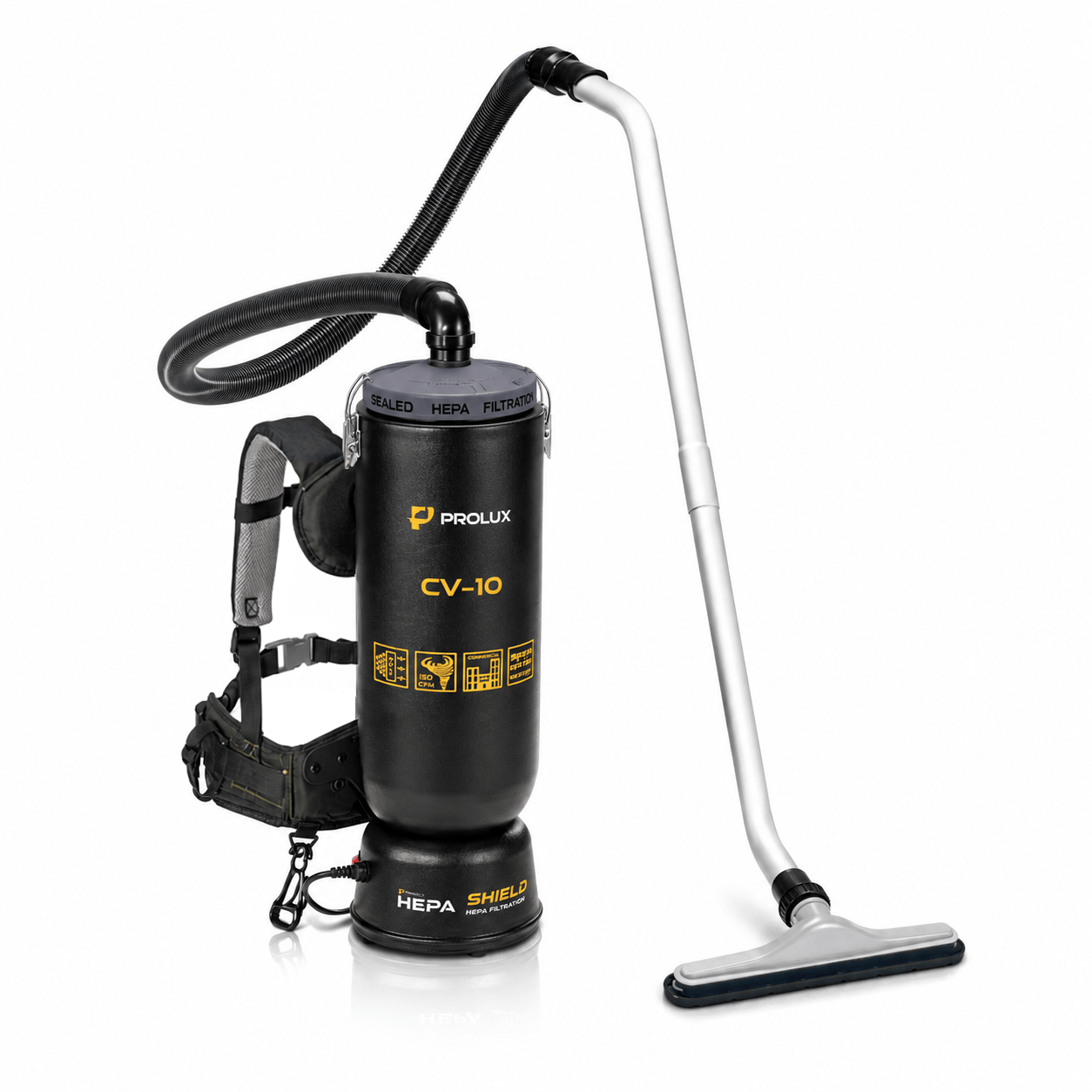 Powerful Lightweight Prolux PLC10 10qt Backpack Vacuum w/ 1 1/2