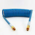 15 ft Air Coil Hose Blue w/ 12 inch Leads | 11015B