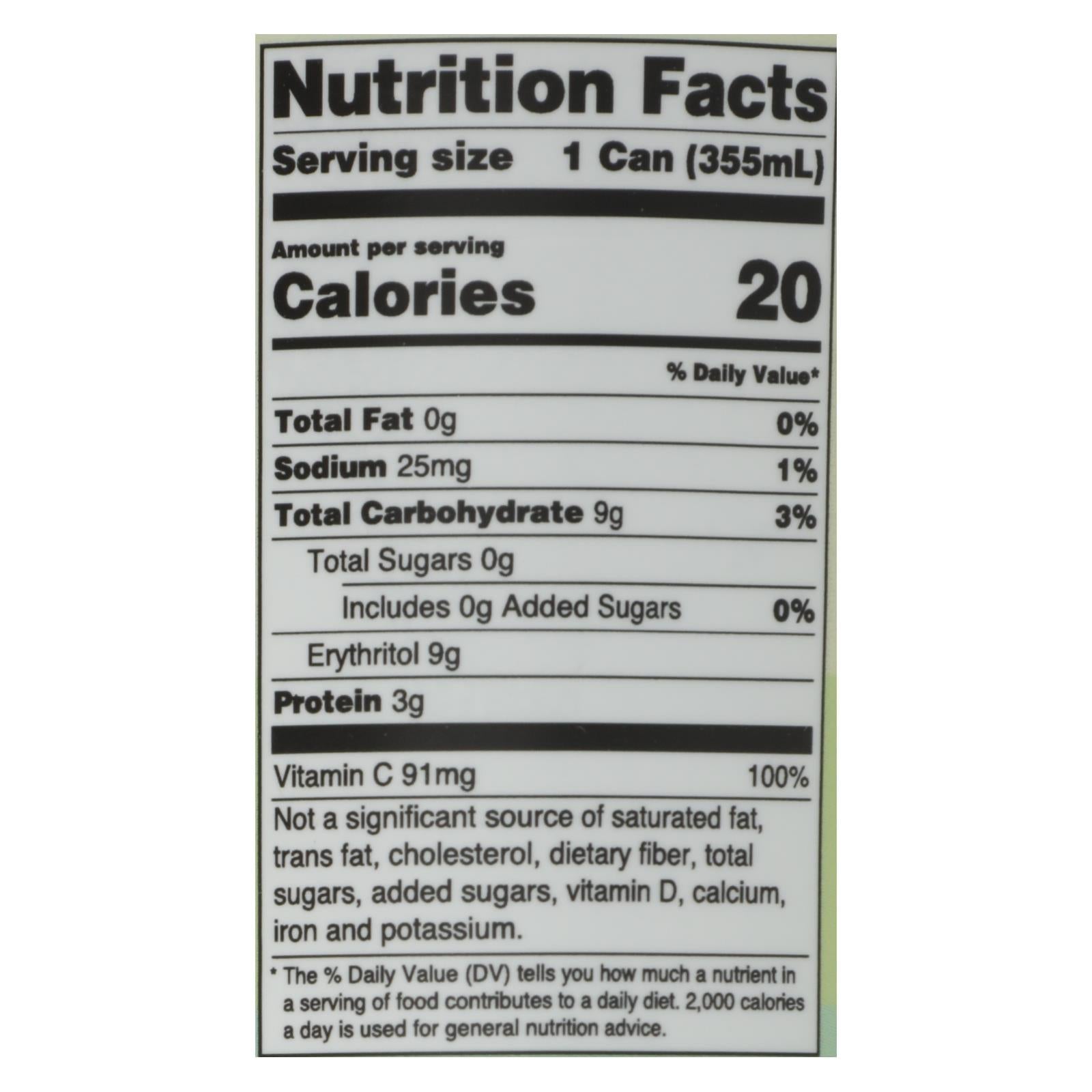 Skin-Te Sparkling Cologn Tea Hibi Vanilla, 12 Fl Oz (Pack of 12)