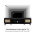 Hamkke Boho 2-Door Faux Rattan TV Stand