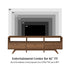 Mid-Century Kela Modern 3-Door TV Stand