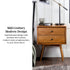 Mid-Century Solid Wood Nightstand Collection (1 or 2 Drawer)