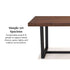 Durango Distressed Wood Dining Table